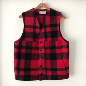 Vintage Filson Mackinaw Wool Plaid Vest